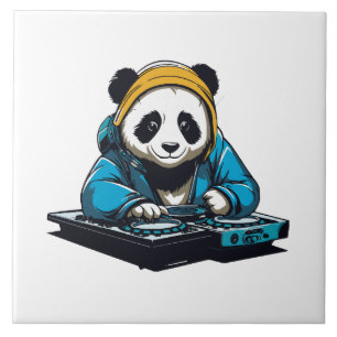 DJ Kawaii Panda Tile