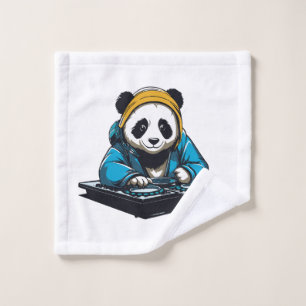 DJ Kawaii Panda Wash Cloth