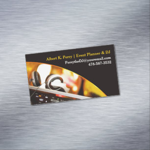 DJ MAGNETIC BUSINESS CARD