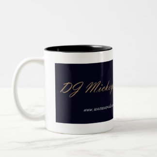 DJ Mickeymouse banner Two-Tone Coffee Mug