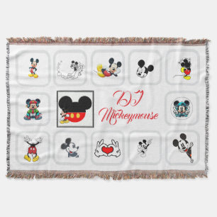 DJ Mickeymouse Throw Blanket