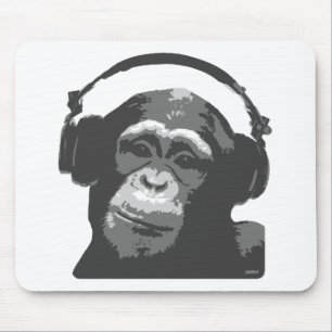 DJ MONKEY MOUSE PAD