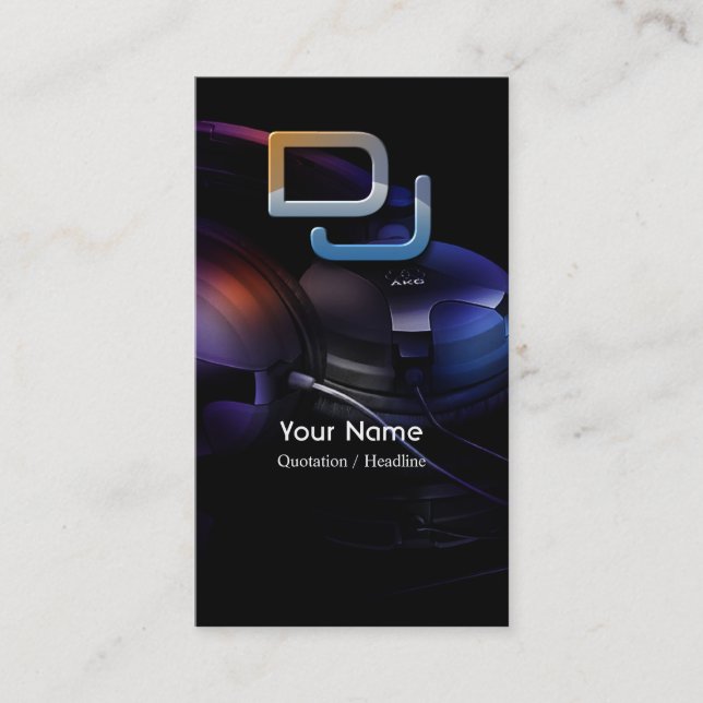 DJ Music Business Card (Front)