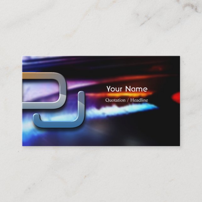 DJ Music Business Card (Front)