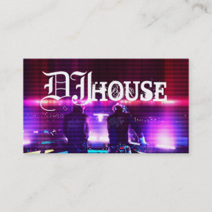 DJ Music Club Business Card