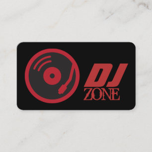 DJ Music Club Entertainment Business Card 