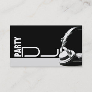 DJ Music Club Entertainment Business Card 