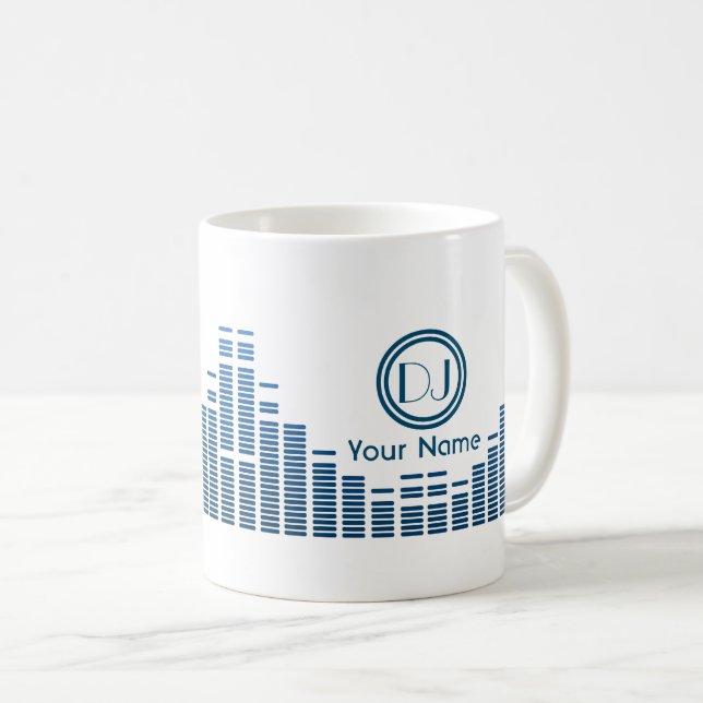 Dj musician mug personalised (Front Right)