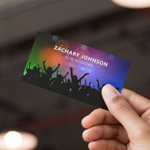 DJ & Musician   Music Party Business Card
