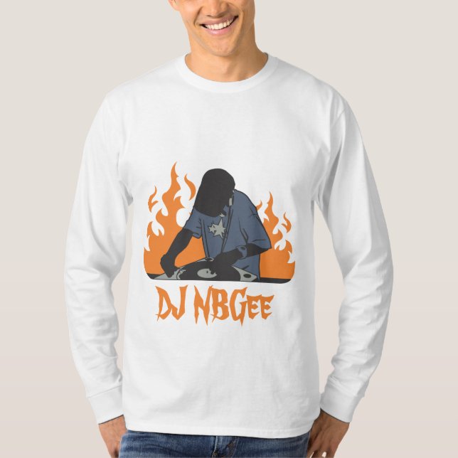 DJ NBGee Long Sleeve Shirt (Front)