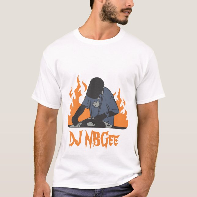 DJ NBGee Short Sleeve Shirt (Front)