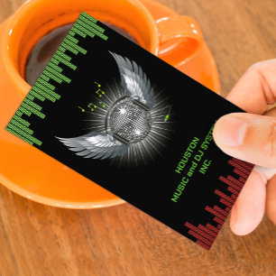 DJ Night Club Business Card