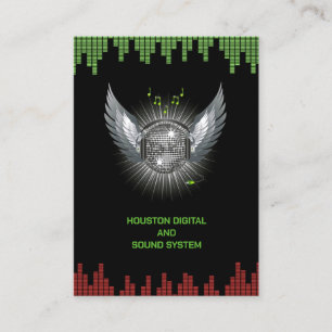 DJ Night Club Chubby Business Card