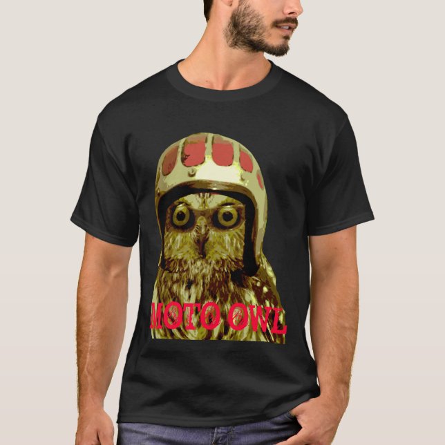 DJ NIGHT OWL - Double Sided Design T-Shirt (Front)
