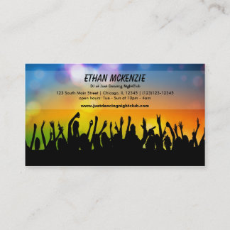 DJ NightClub Business Card