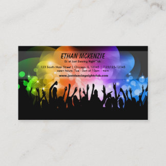 DJ NightClub Business Card