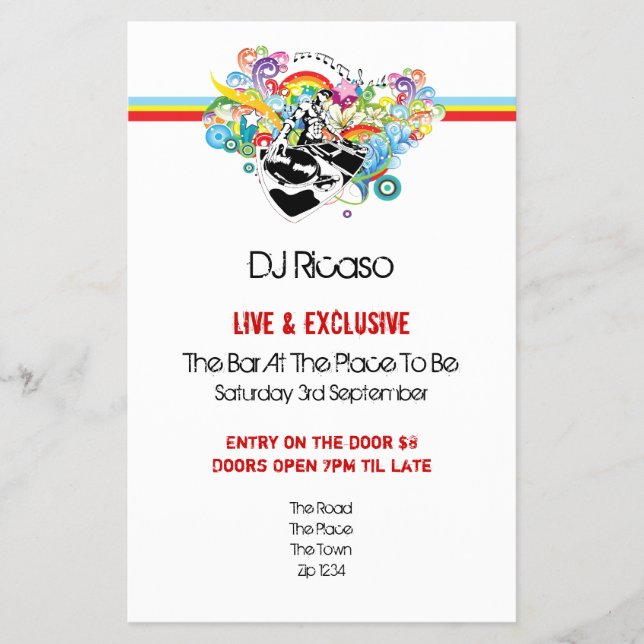 DJ Party Flyer (Front)