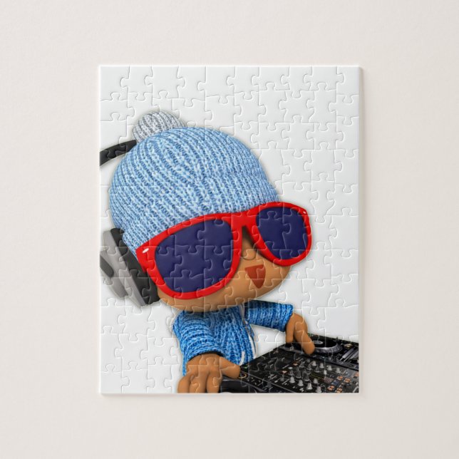 DJ Peekaboo Jigsaw Puzzle (Vertical)