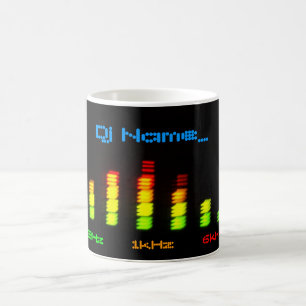 Dj Personal Equalizer Bar EQ - add your name Coffee Mug