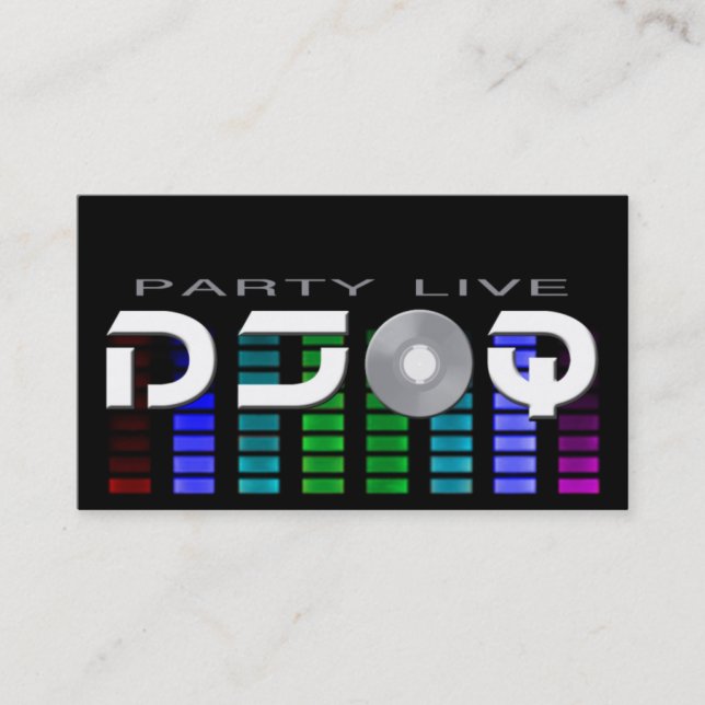 Dj Q Business Cards (Front)