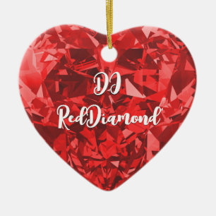 dj RedDiamond Ornament