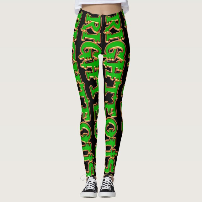 DJ Righteous black Leggings (Front)