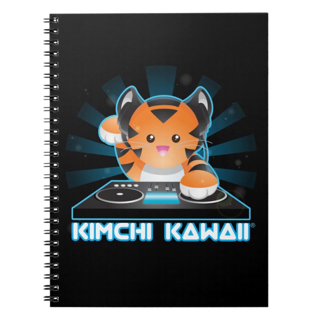 DJ Roary Spiral Notebook (Front)