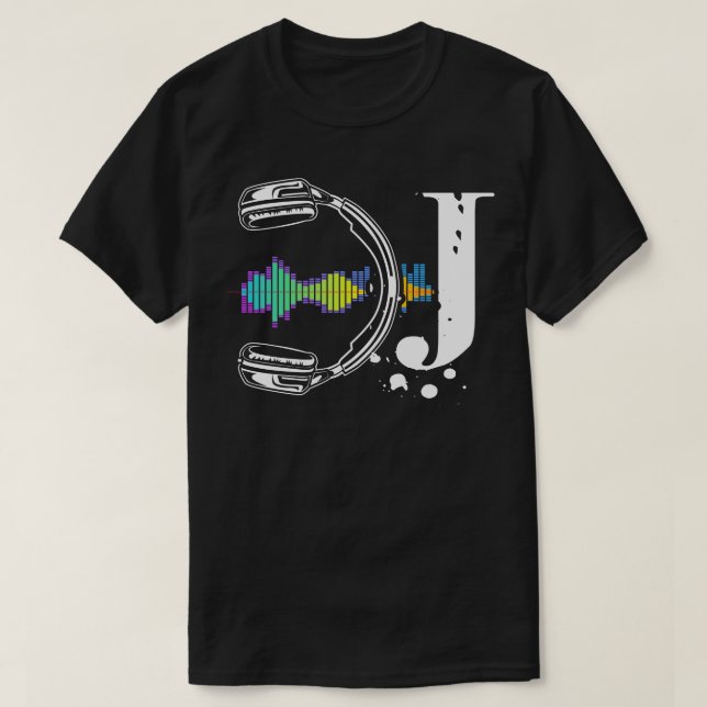 DJ s For Men Women DJ Headphone T-Shirt (Design Front)