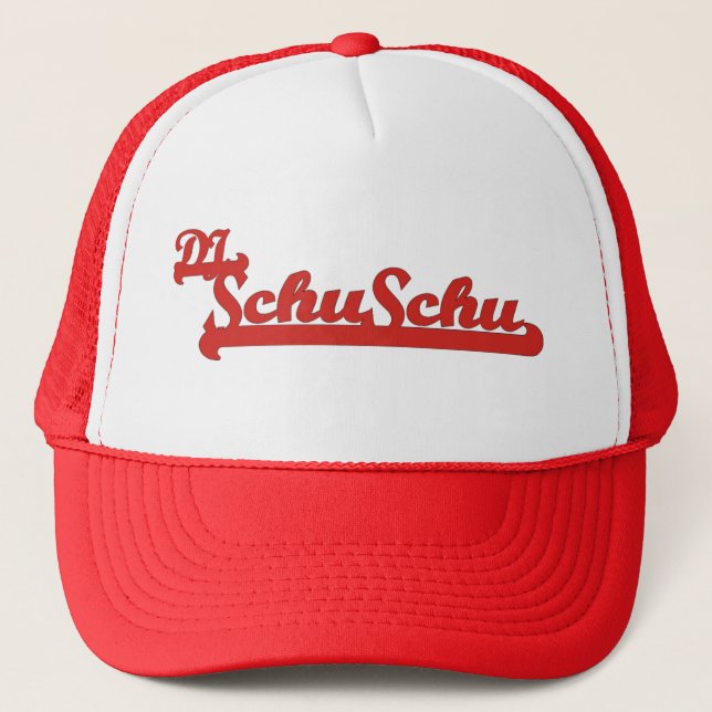 DJ Schu Schu Hat - Red (Front)