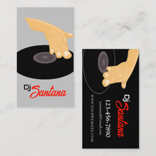 Dj Scratch Business Card