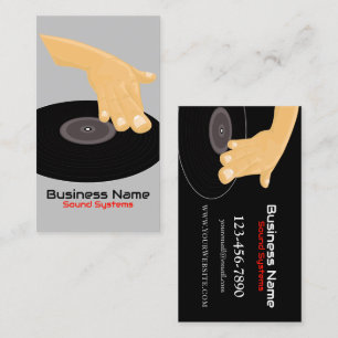 Dj Scratch Business Card