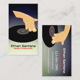 Dj Scratch Business Card