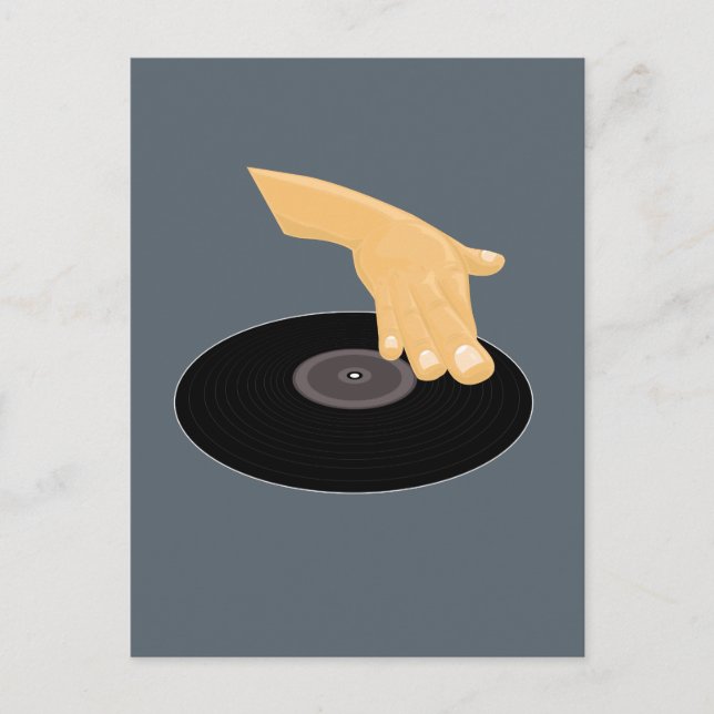 DJ Scratch Postcard (Front)