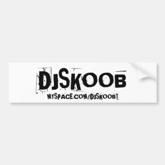 Dj SKOOB BUMPER Sticker
