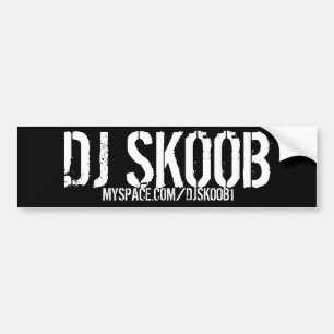 DJ SKOOB BUMPER STICKER