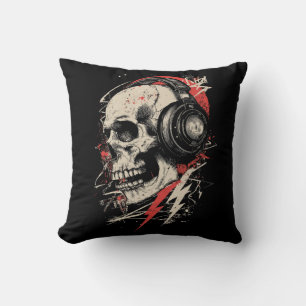 DJ Skull Headphones Lightning Music Electronic Got Cushion