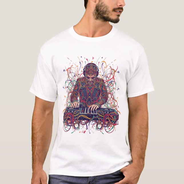 DJ Soundwave Tapestry T-Shirt (Front)