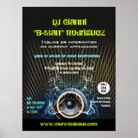 DJ Speaker Rays Promotional Poster