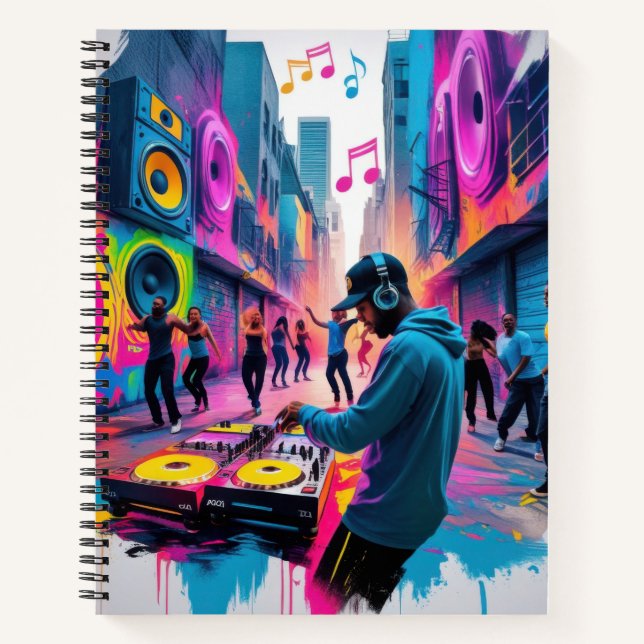 Dj style notbook  notebook (Front)