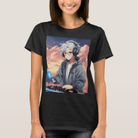 DJ t-shirt in typically features a sleek and