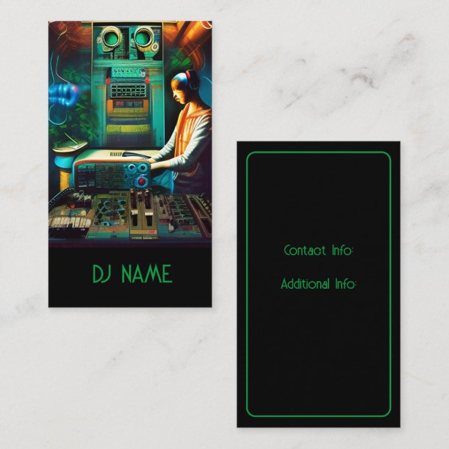 DJ Tech Business Card (Front/Back)