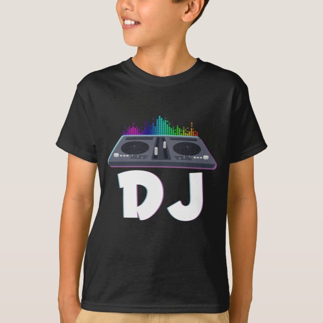 DJ Techno Music Producer Electro Musician T-Shirt (Front)