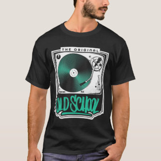 Dj - The Original Old School Turntable  For Vinyl T-Shirt