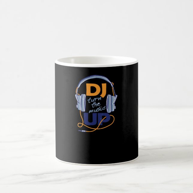 DJ turn the music up Coffee Mug (Center)