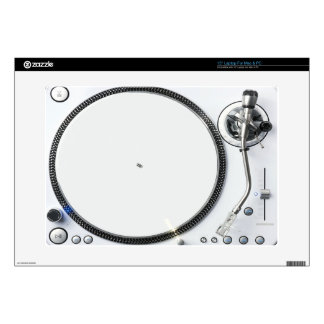 Dj Turntable  Background 15" Laptop Decals