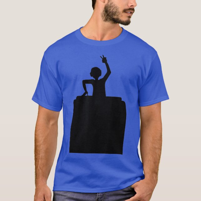 DJ - Turntable - EDM - Electronic Dance Music - T-Shirt (Front)