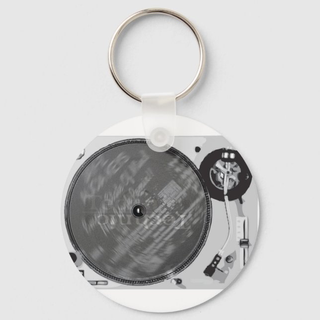 DJ Turntable Key Ring (Front)