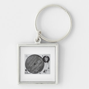 DJ Turntable Key Ring