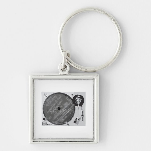 DJ Turntable Key Ring (Front)