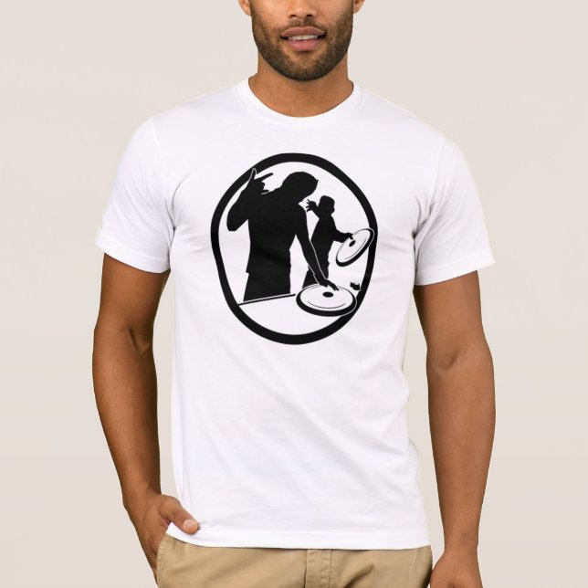 Dj Turntable Logo T-Shirt (Front)